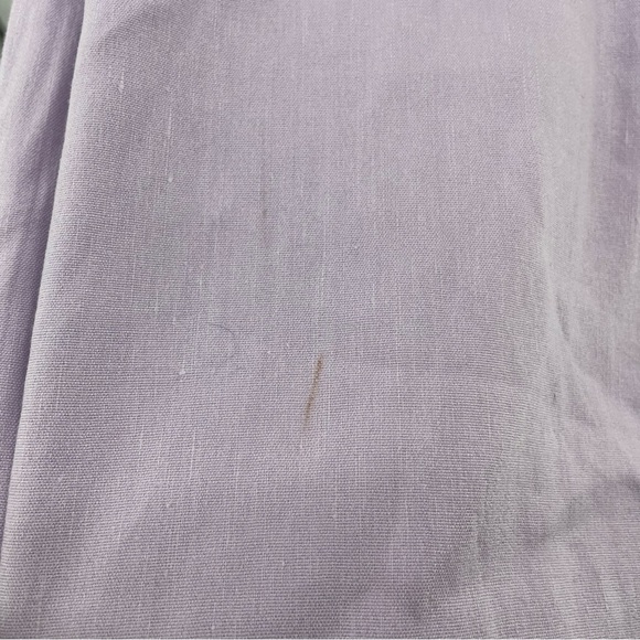 Monrow Halter Polo Linen-Blend Jumpsuit light purple Sz S - Picture 12 of 12